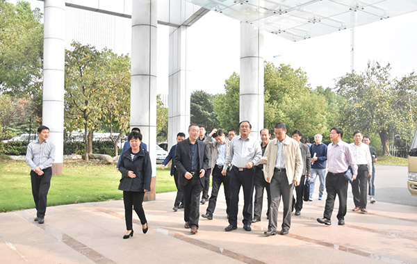 合肥市政协主席韩冰一行 莅临SG胜游制药调研